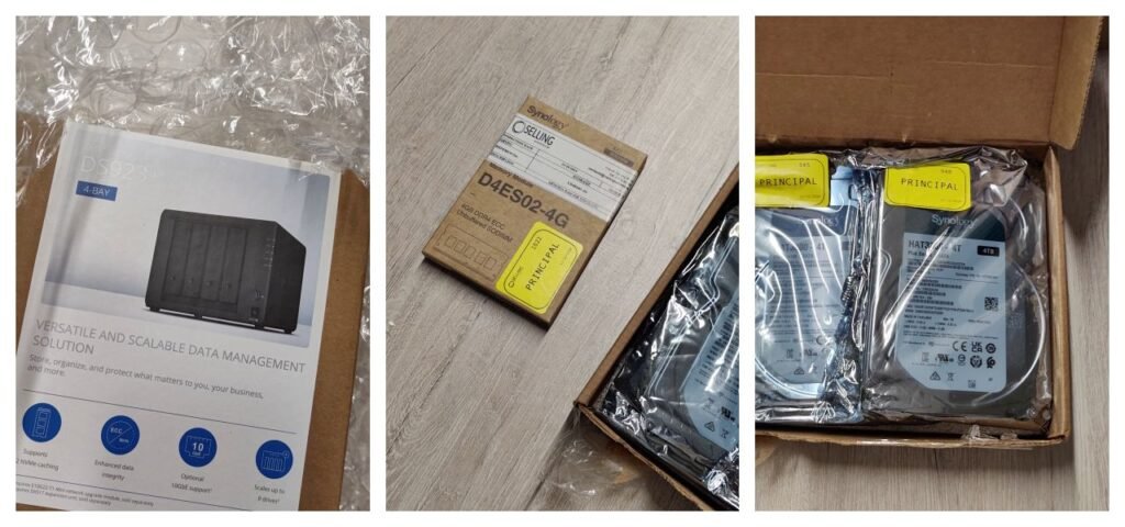 servidor Synology NAS modelo DS923+